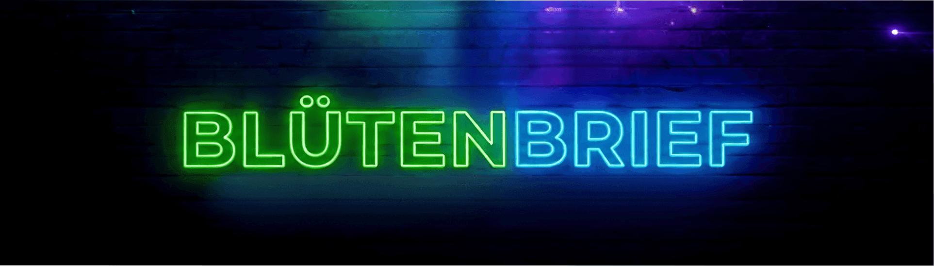 Logo der Blütenbrief als Banner